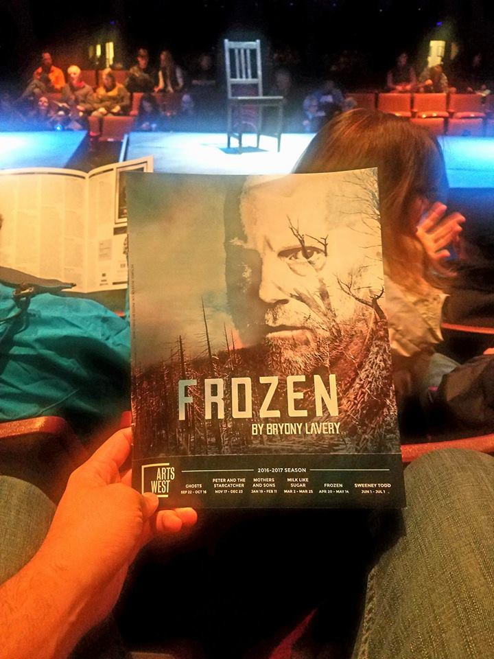 Watched the play "Frozen" (definitely not Disney). Offered a chilling glimpse into the mind of a pedophile serial killer, a vengeful grieving mother, and a flawed forensic psychologist. Where do you draw the line between innate evil and criminal insanity?