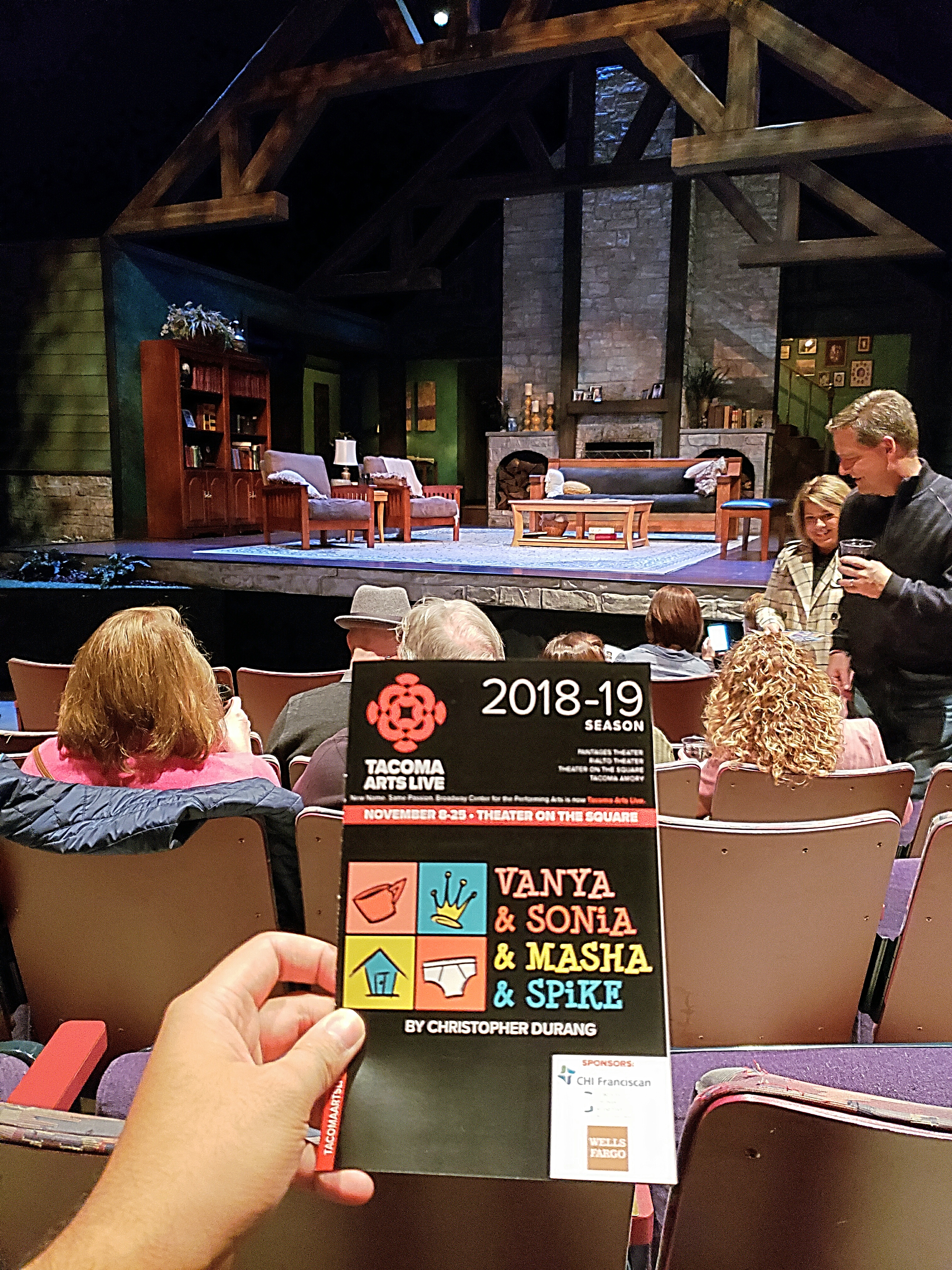 Drove to Siberia to watch the Tony Awards-winning, Anton Chekhov-inspired play Vanya and Sonia and Masha and Spike. Voodoo prophetess and douchey hot actor were a hoot. I could do without the bizzare climatic anti-millennial monologue though.