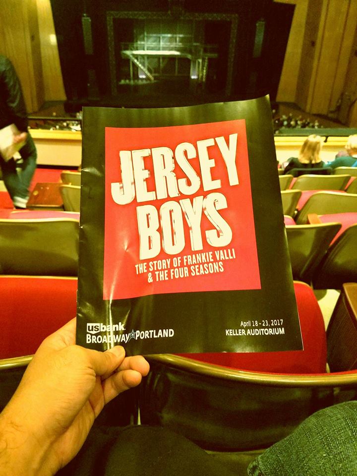 Watched the national tour of the musical "Jersey Boys." Oh the lengths I'd go (Portland) to see a show. While we had a hard time understanding some lyrics/dialogue (typical of the PNW), it was worth it. So many oldies hits!