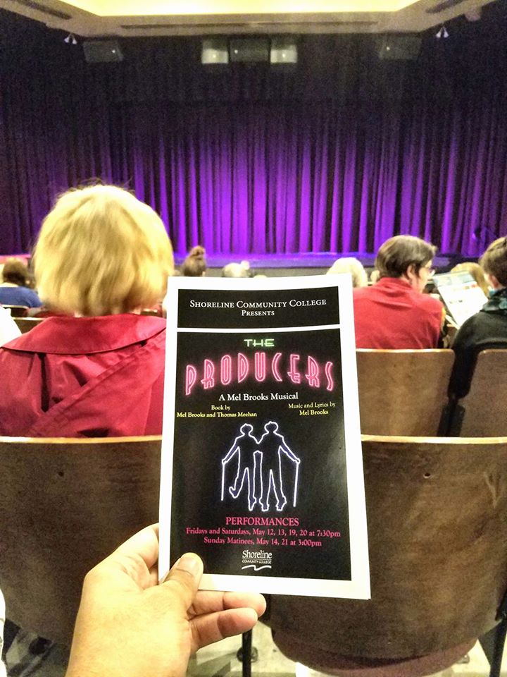 Attended a matinee performance of The Producers - A New Musical by Mel Brooks. Hilarious show with catchy songs and strong vocals/dance! For such a low ticket price, it offered well-polished student production value that rivaled some major professional tours.