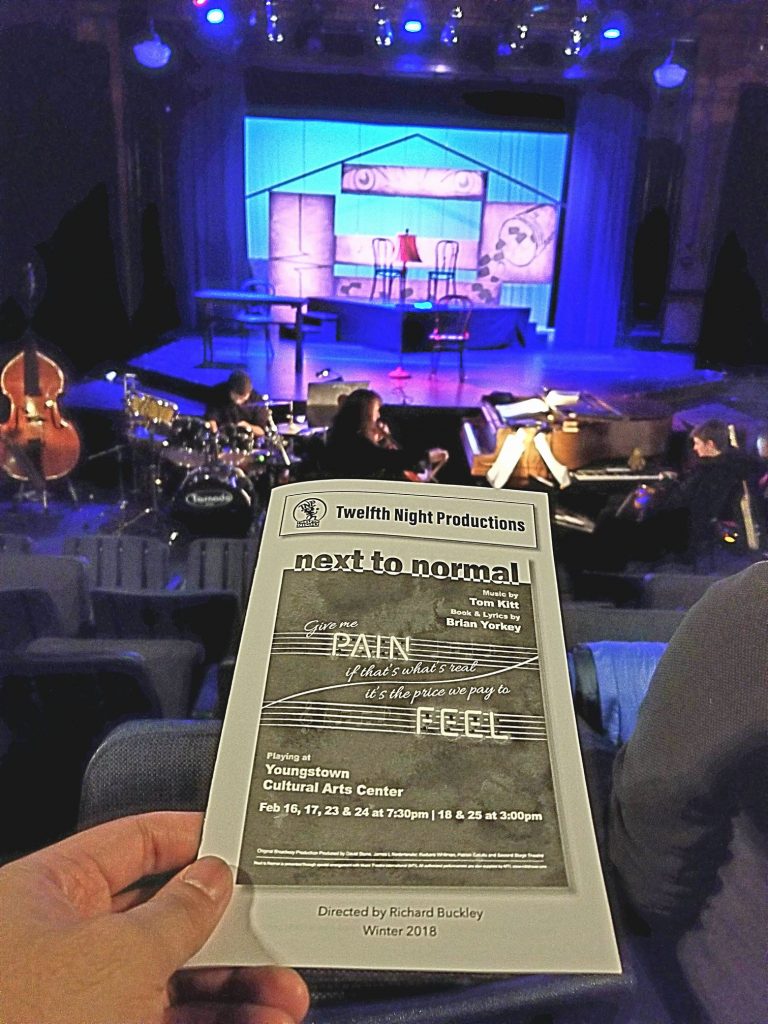 Watched my 1st/2nd-most favorite musical Next to Normal with Paul. Aside from from the pitch issues (I mean ... it was early in the day), I was impressed. Powerful musical with a realistic (aka sad) commentary/ending on mental health. Is there hope?