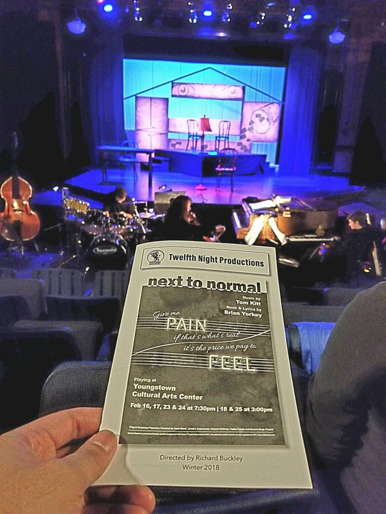 Watched my 1st/2nd-most favorite musical Next to Normal with Paul. Aside from from the pitch issues (I mean ... it was early in the day), I was impressed. Powerful musical with a realistic (aka sad) commentary/ending on mental health. Is there hope?