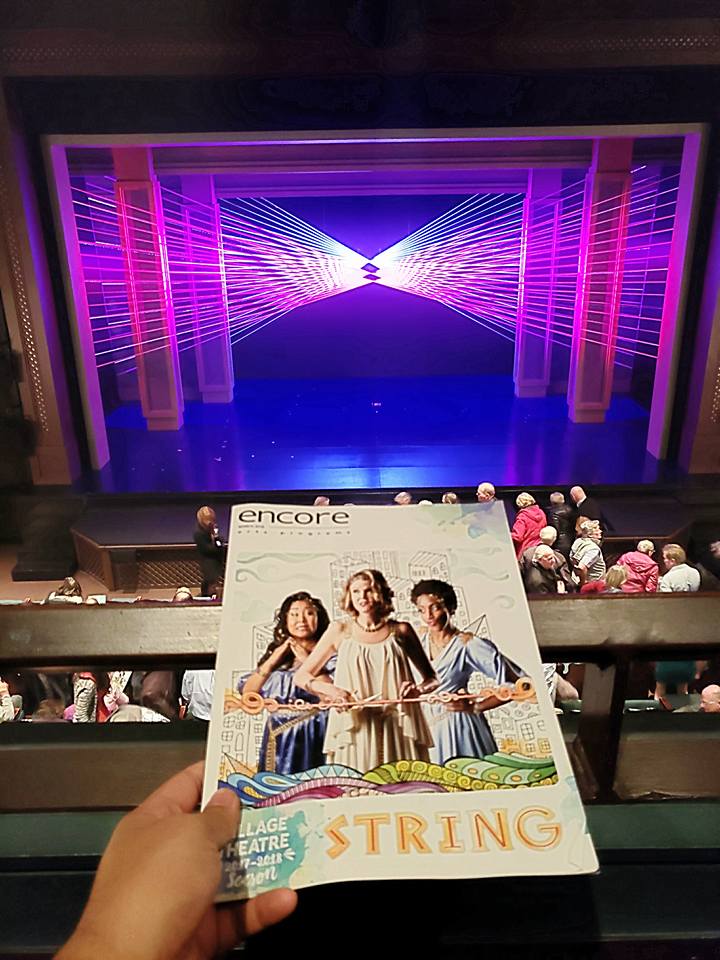 World premiere of the musical "String" - a goofy/sad romantic comedy/tragedy about the Greek Fates and predestination. Love what they did to the set since I saw this in Beta series last year! I had to take 2 pix.