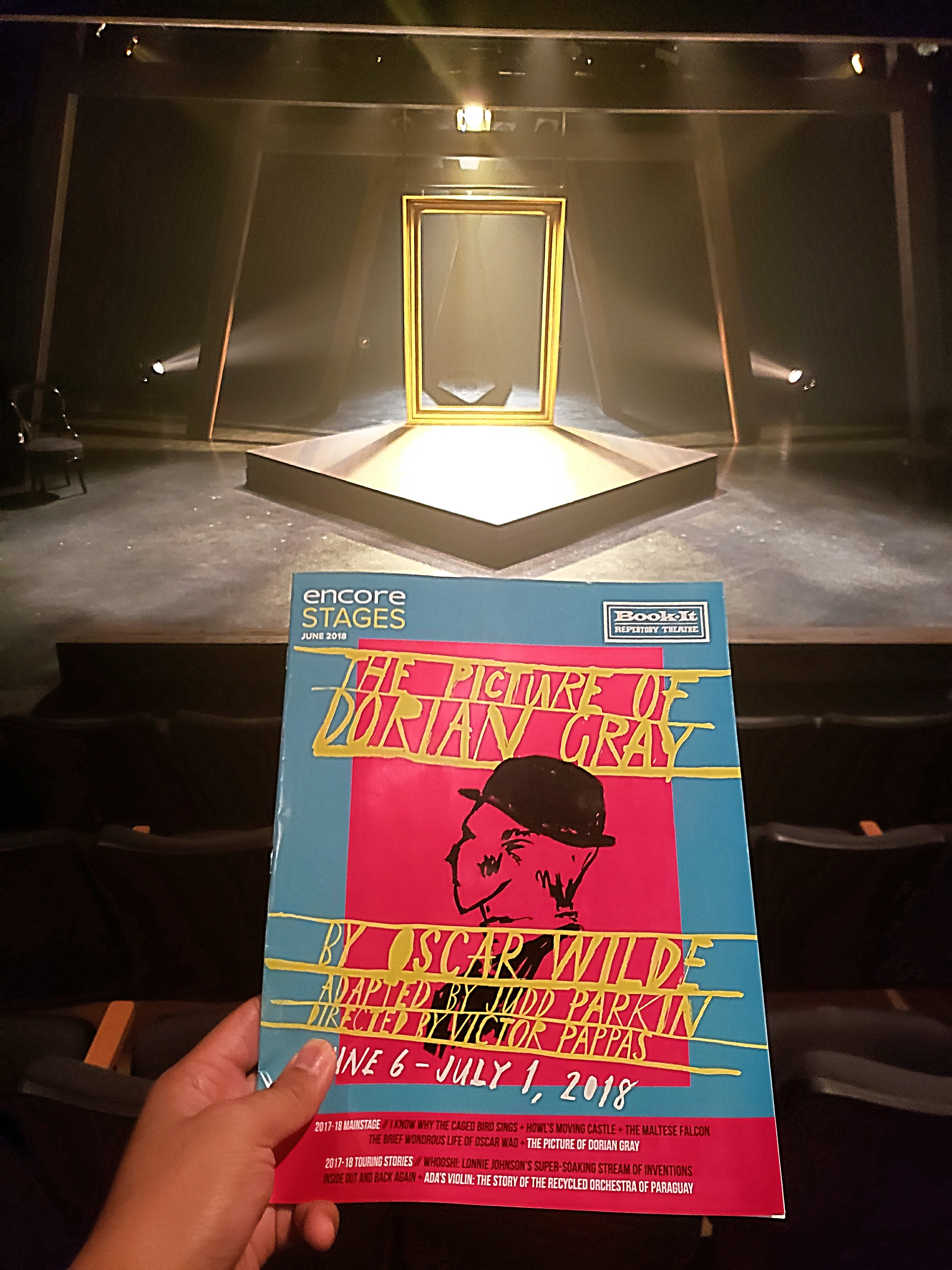 Watched the stage play adaptation of Oscar Wilde's The Picture of Dorian Gray. Oh the English and their coded euphemisms! I read the abridged book in elementary and innocently missed all the gay themes/undertones. Cool final climactic scene.