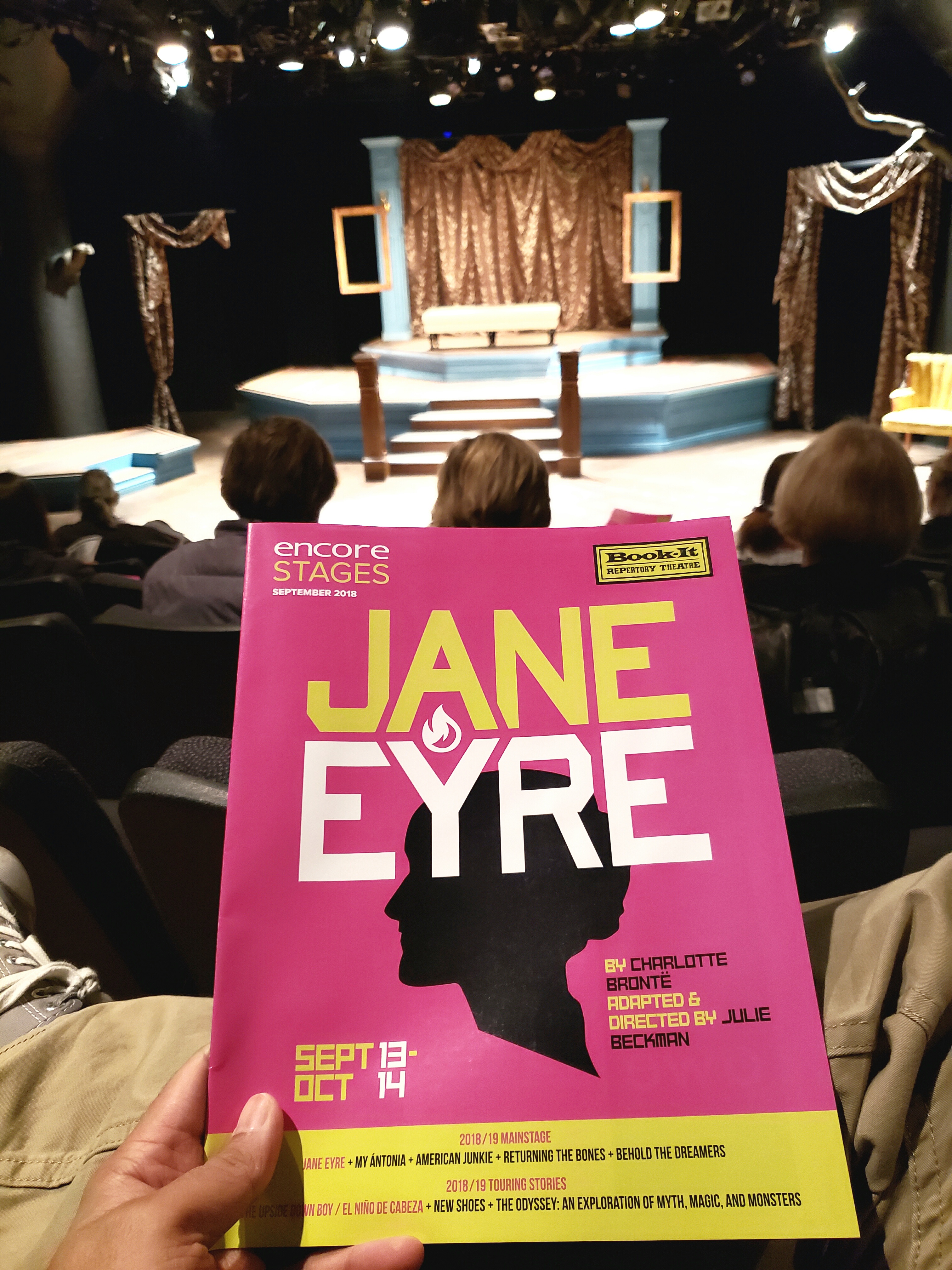 Watched the staged play adaptation of Jane Eyre. Like in Twillight, Pride and Prejudice, & The Phantom of the Opera, I don't understand the allure of brooding borderline-misogynist male romantic leads.