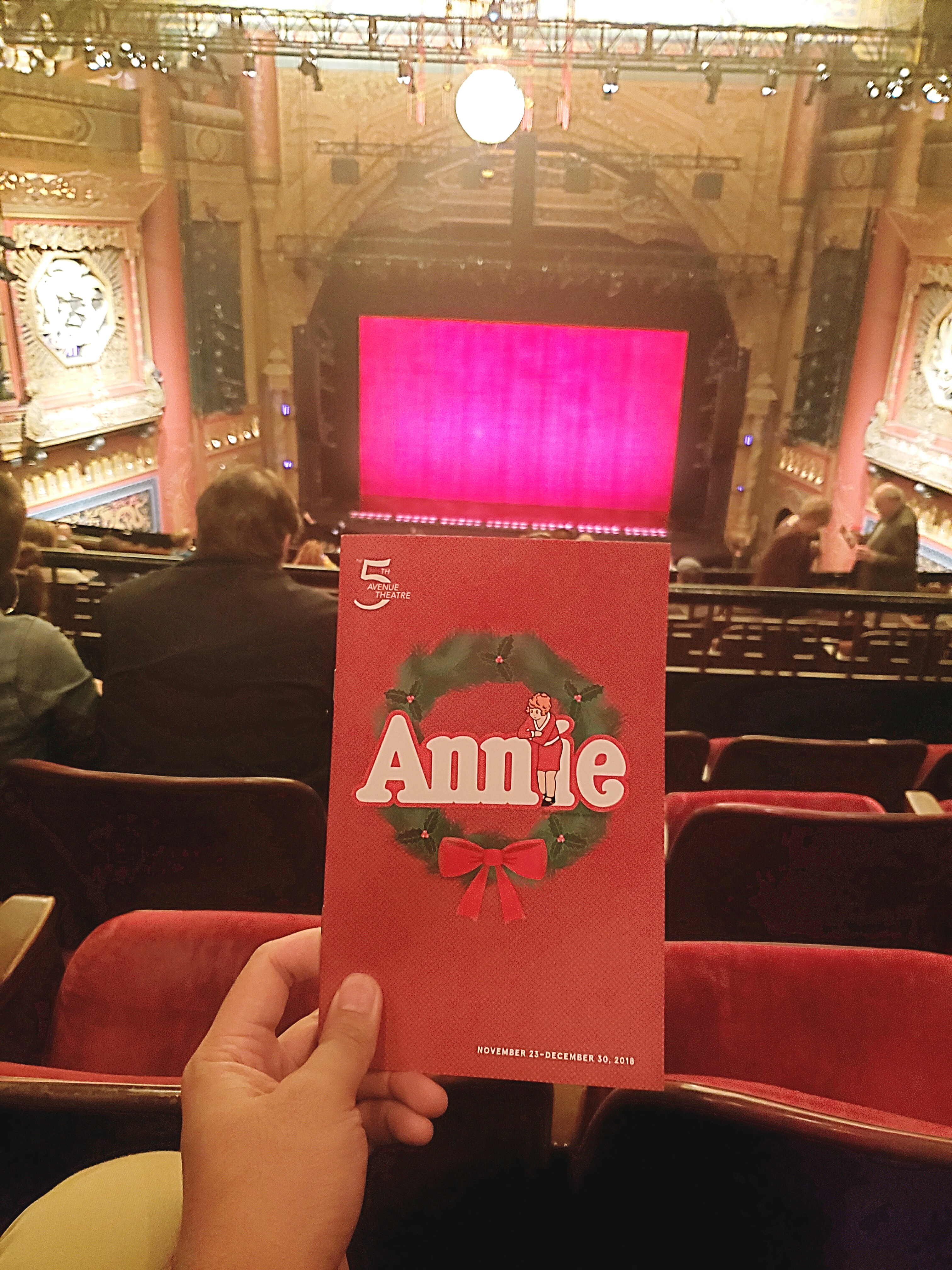 Watched Annie The Musical with Andres and Eyal on a school night. As always, 