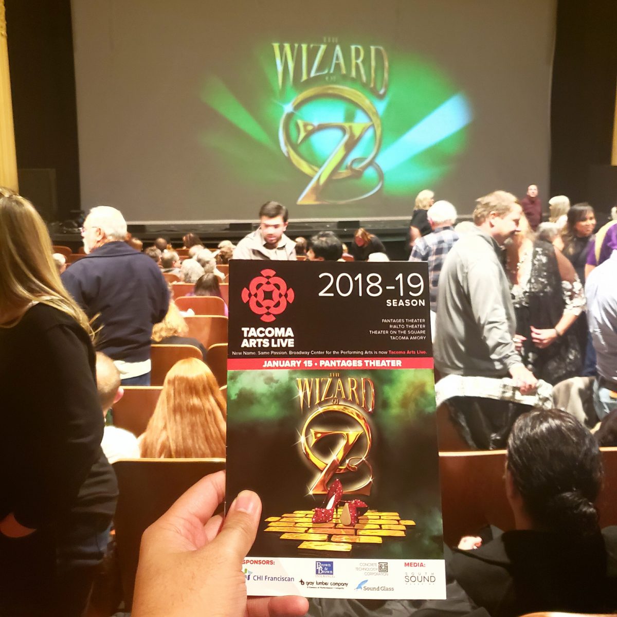 The Wizard of Oz Musical Pantages Theater Shows I've Seen