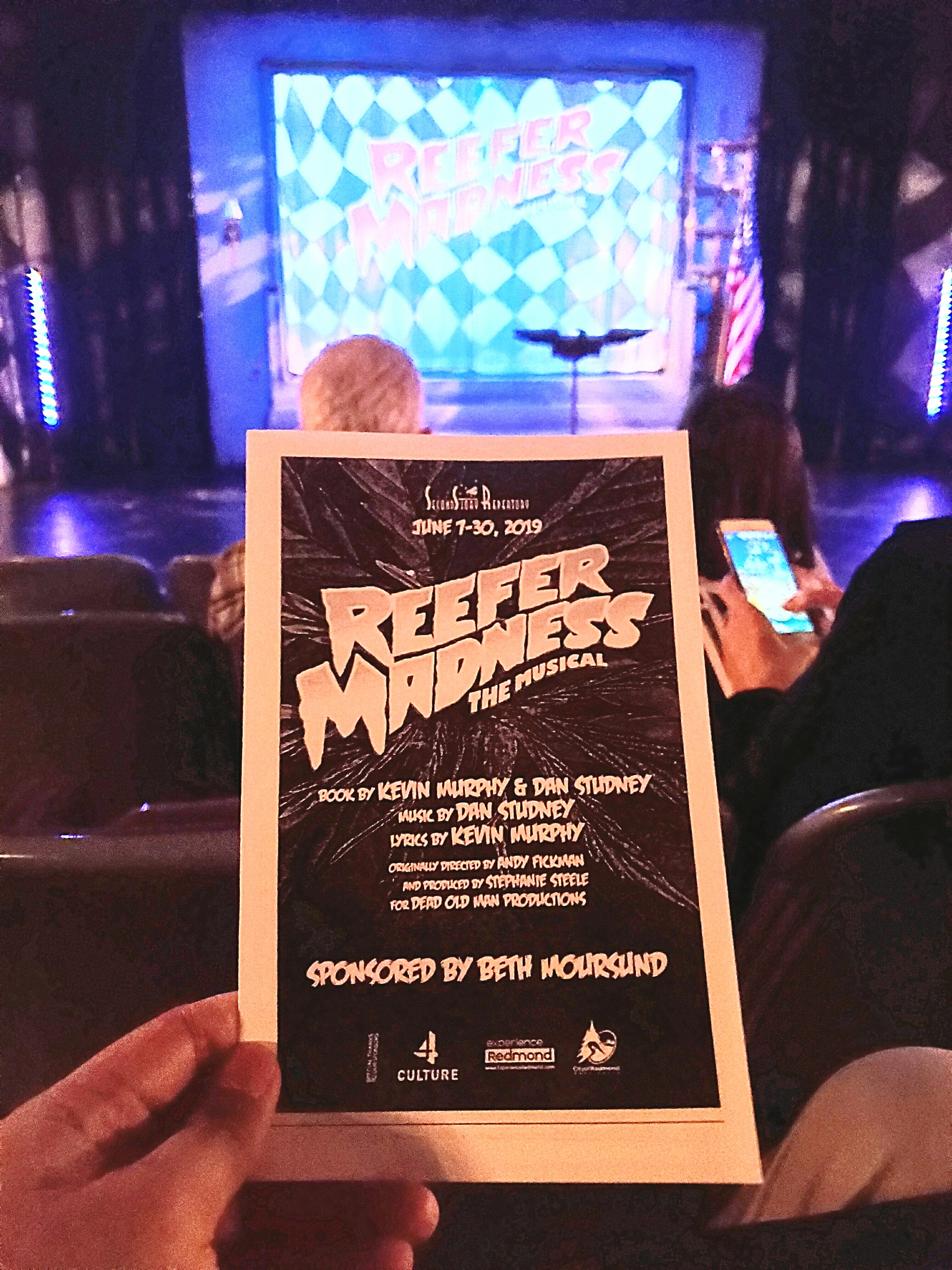 Watched Reefer Madness: The Musical. Blown away by the talent of these community performers (and I've seen a professional production of this #musical). Most everybody looked so fit when scantily clad! One of the best SecondStory Repertory shows I've seen. #marijuana #weed #reefer #MaryJane