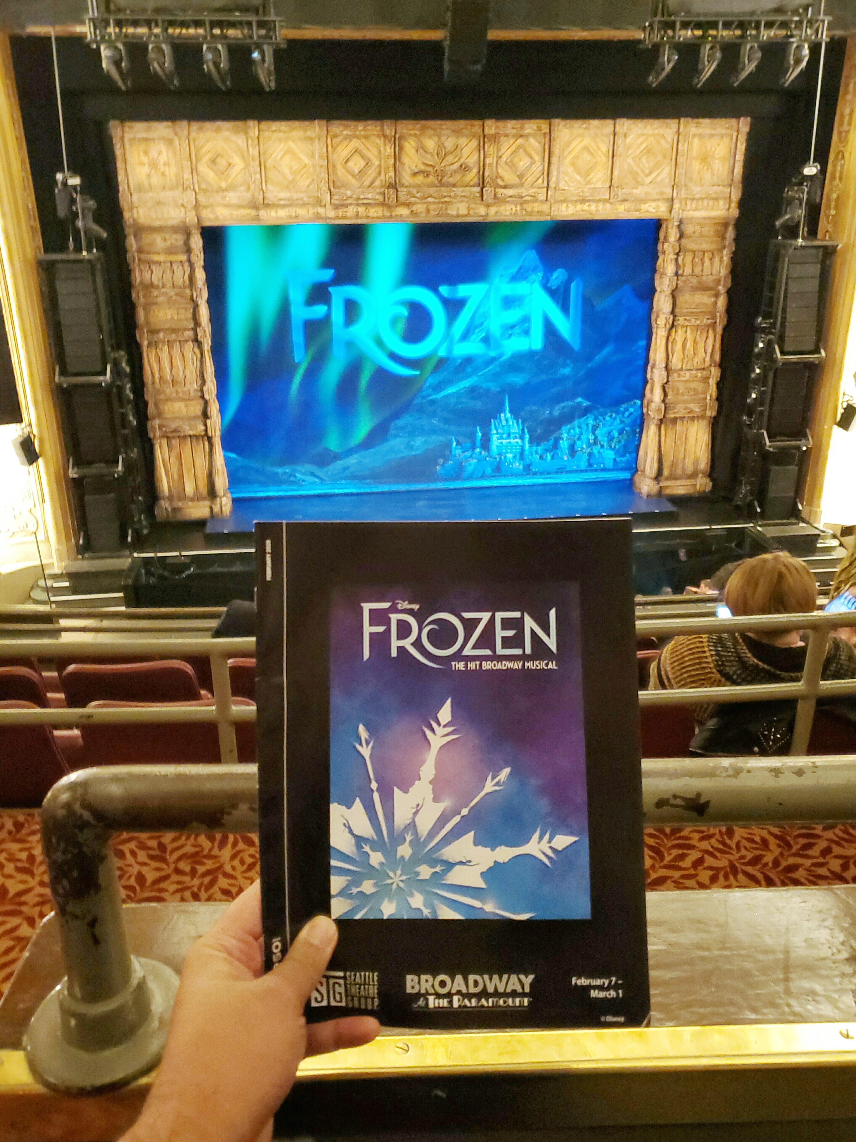 Disney's Frozen - The Musical at Paramount Theatre w/ Seattle Theatre Group. High-quality special effects & clever puppetry. #letItGo #frozen #musical