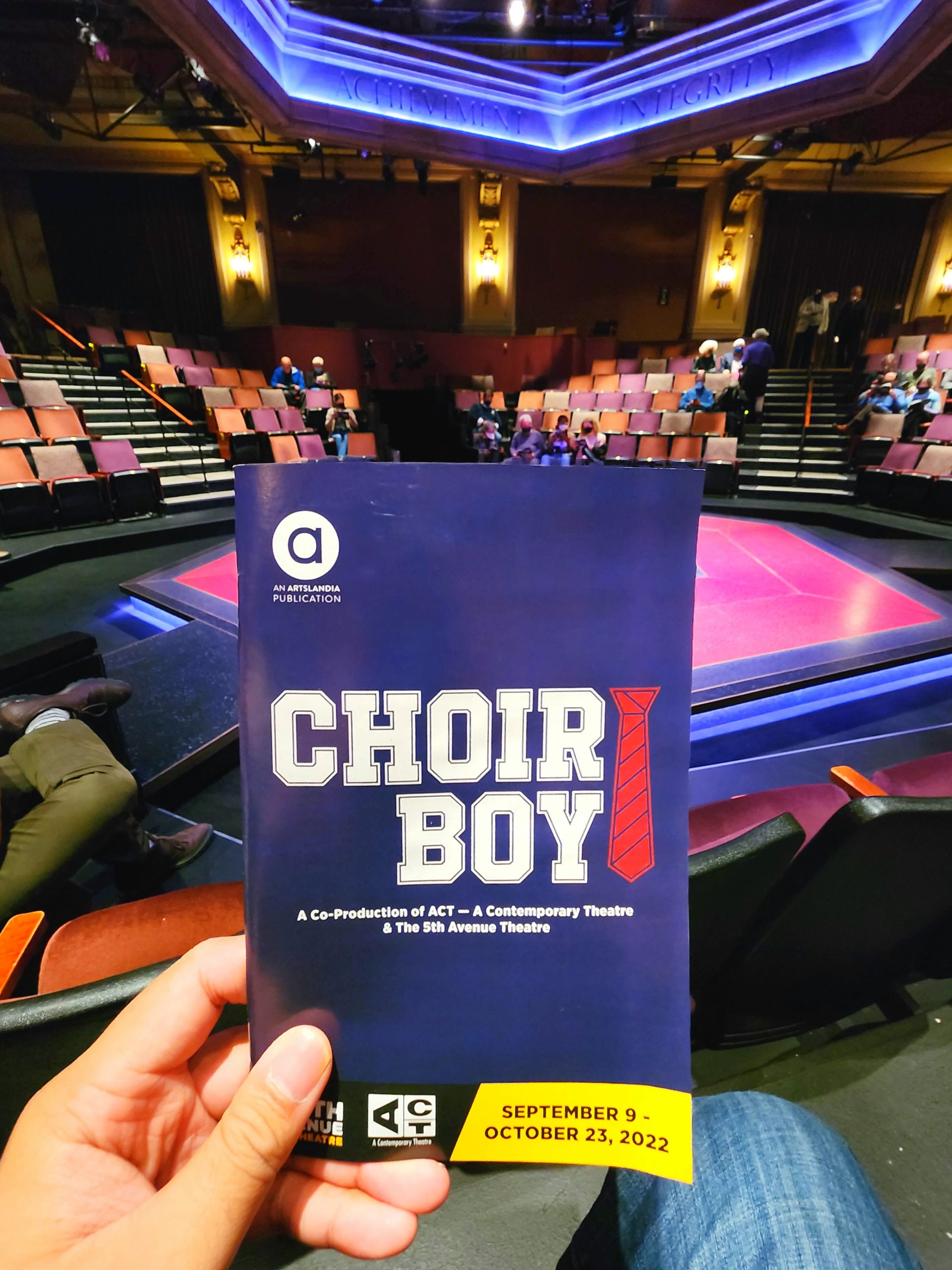 Choir Boy Musical Play ACT Theatre Shows I've Seen Theatre Reviews