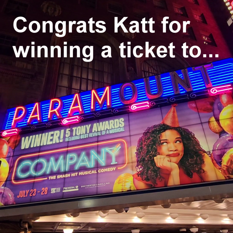Contest Winner – Company – Musical – Paramount Theatre