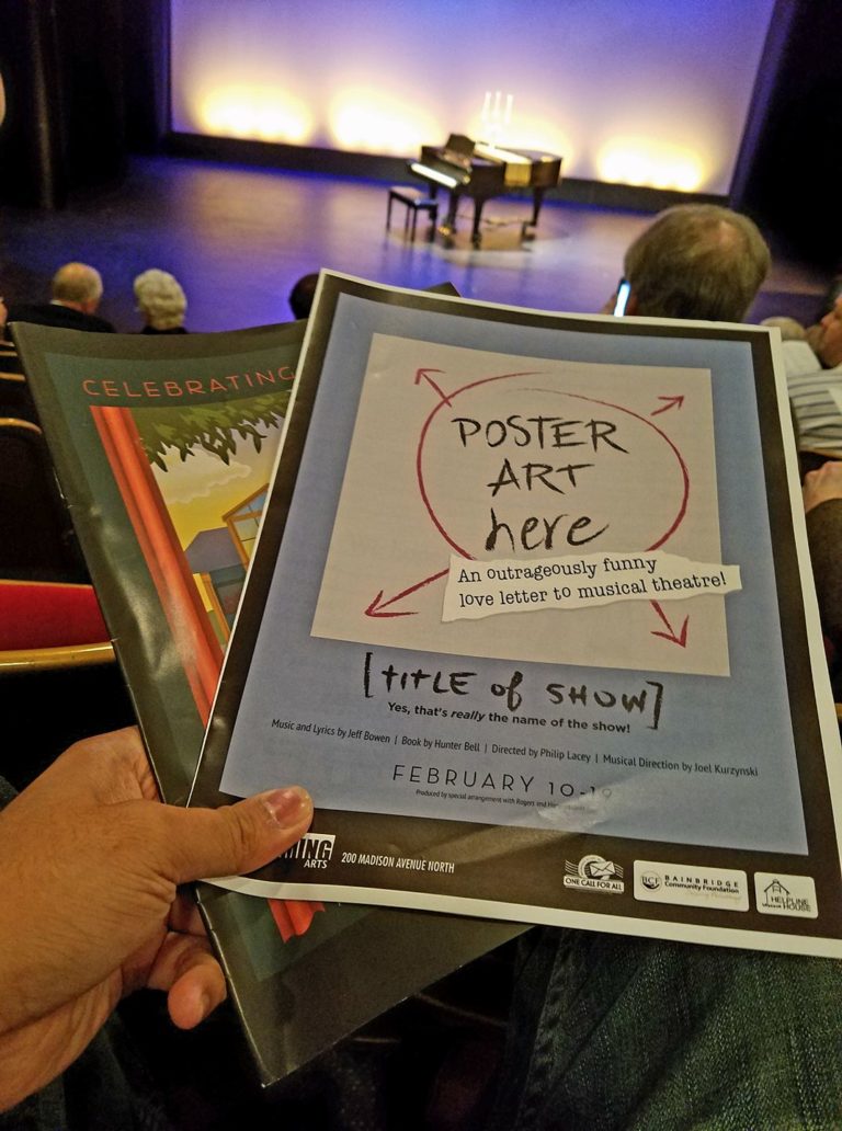 [title of show] – Musical – Mini Review – Bainbridge Performing Arts