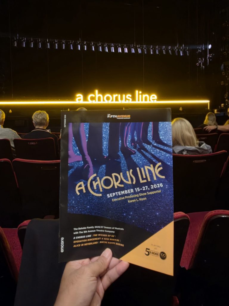 Preview Post – A Chorus Line – Musical – The 5th Avenue Theatre