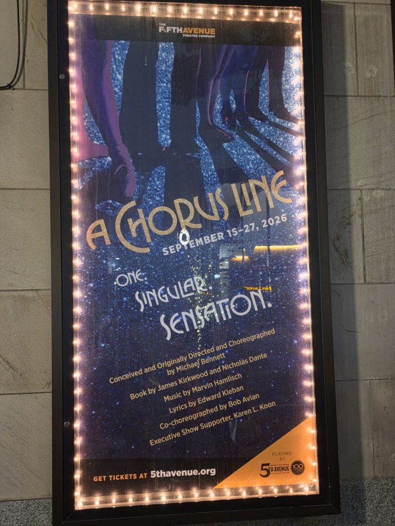 A Chorus Line – Musical – Review – The 5th Avenue Theatre